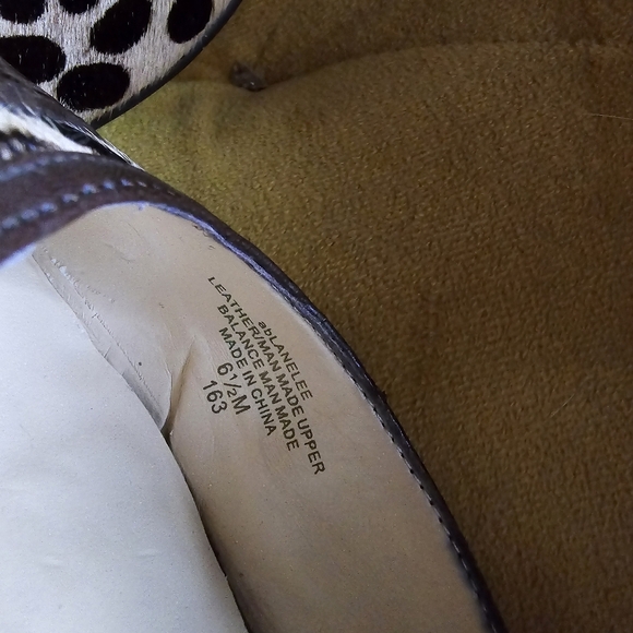 Audrey Brooke Leopard Print Heels - Picture 5 of 6